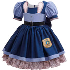 Disney Baby Girls Cosplay Zootopia Judy Bunny Costume For Children carnival Festival Dress Rabbit Police Zoo Fancy Clothes 2026