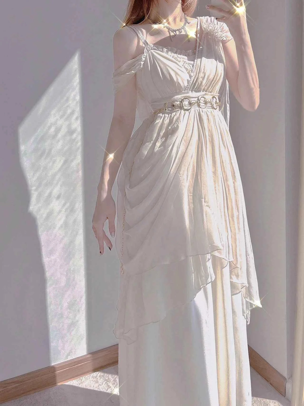 Greek Style Suspender Dress Lolita Elegant Gorgeous Lady