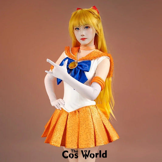 THE COS WORLD Sailor Moon Anime Cosplay Costume Set for Women