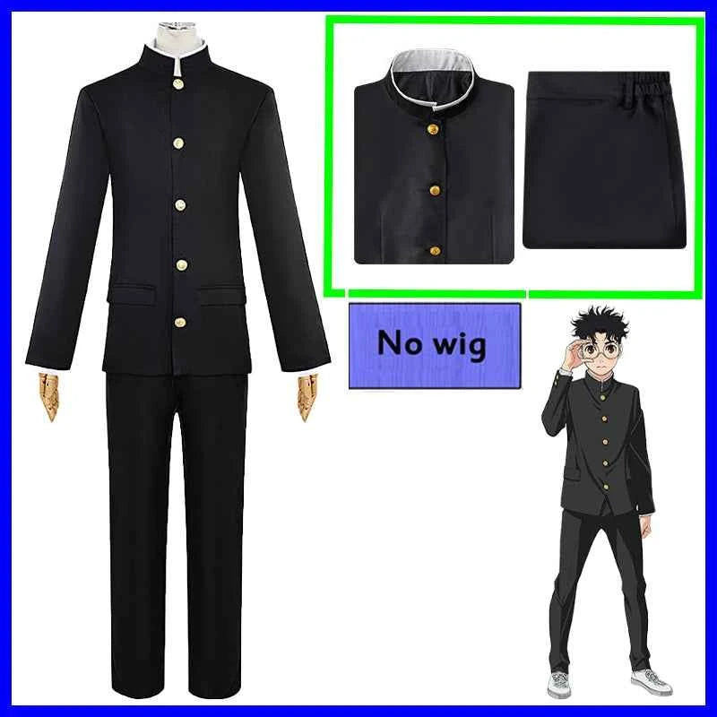 Anime Dandadan Cosplay Costume Aira Shiratori JK Sailor Skirts Outfit Suit Momo Ayase Ken Takakura Jackets Pants Wig School Sets