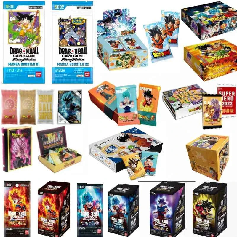 Anime Dragon Ball card store  cards Booster Card Box Trading card game Super Saiyan Son Goku Anime Characters Collection Toy