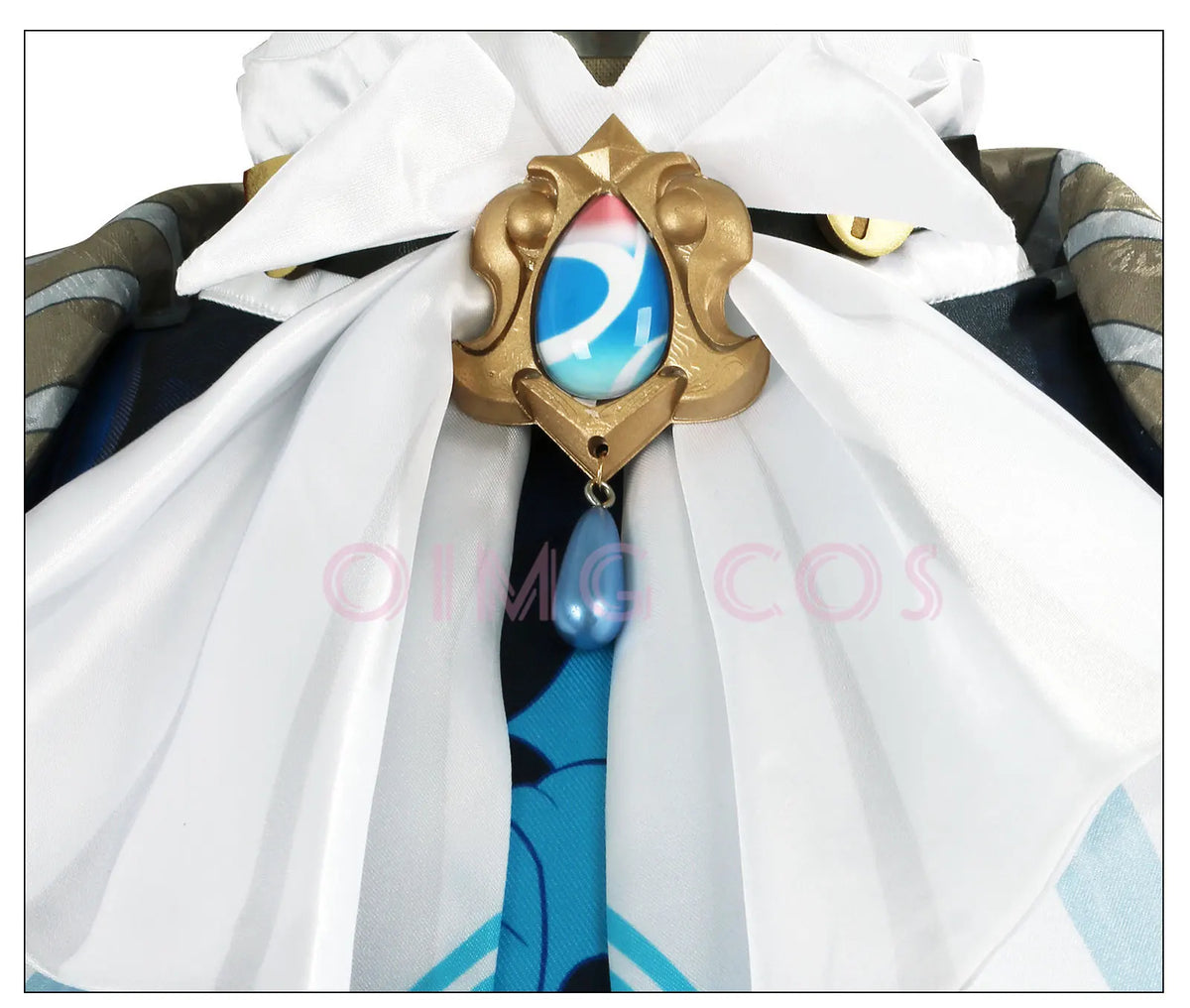 Genshin Impact Neuvillette Cosplay Costume Adult Carnival Uniform Wig Anime Halloween Party Costumes Masquerade Women Game