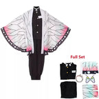 Kochou Kanae Cosplay Costume Set - Kimetsu No Yaiba Anime Outfit