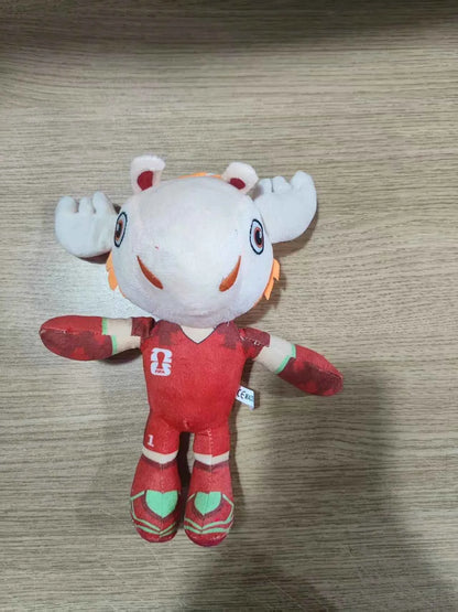 Genuine Panini 2026 US-Canada-Mexico Football Plush Toy Football Mascot Doll Doll Pendant Souvenir