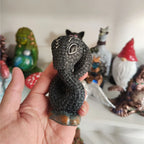 1pc Halloween Magic Black Dragon Snake Griffin Unicorn Mysterious Witches Statue Home Decor Figurine Christmas Desk Ornaments
