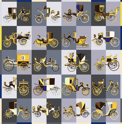 90cm Classic Checkered Horse Brand Square Scarf Women Twill Silk Scarf Shawl Hijab Luxury Bandana Foulard Neckerchief Head Scarf SS69 12.69 2390-21-11