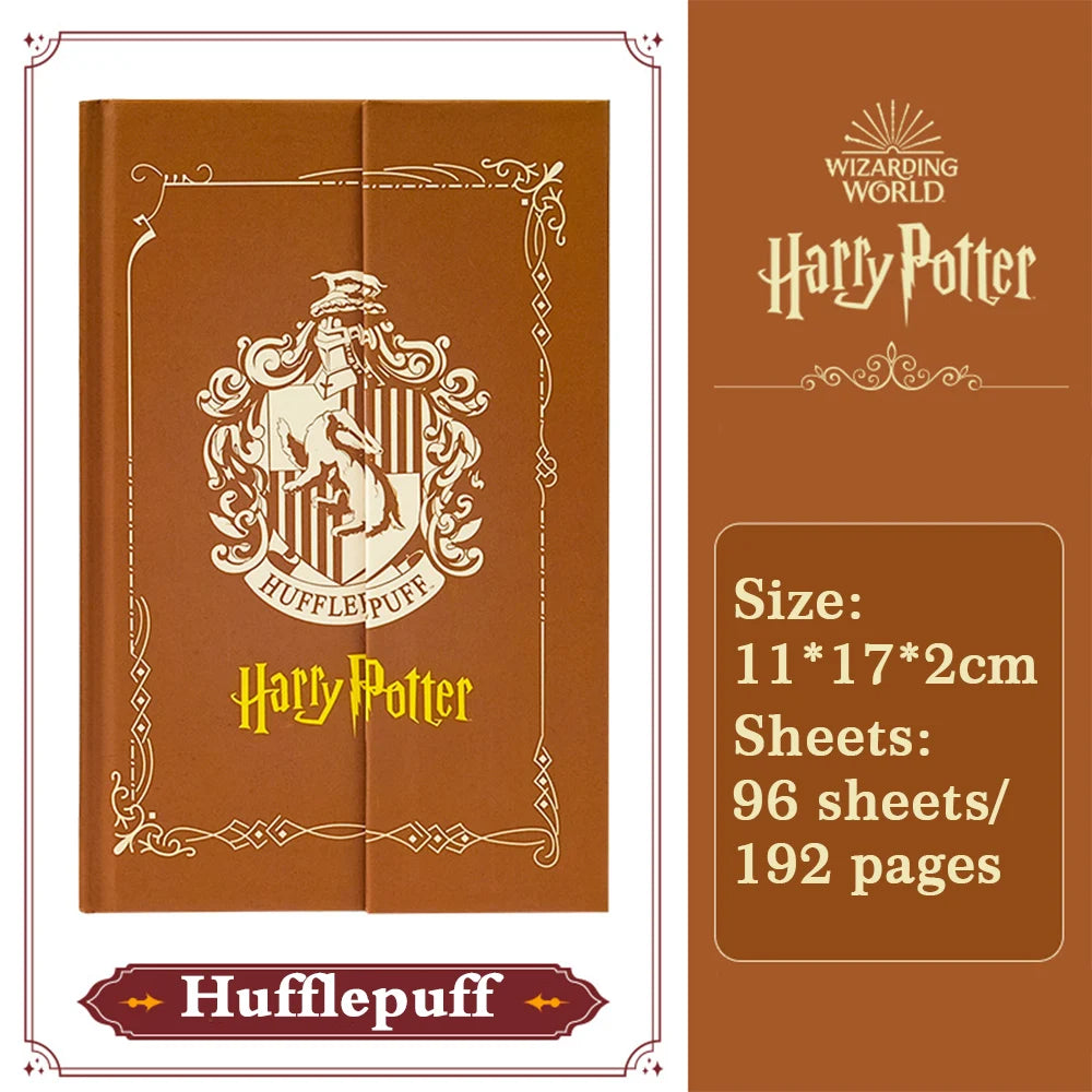 Authentic Harries Potters Peripheral Retro Notebook Magic Academy Hogwarts Slytherin Portable Notebook School Student Stationery