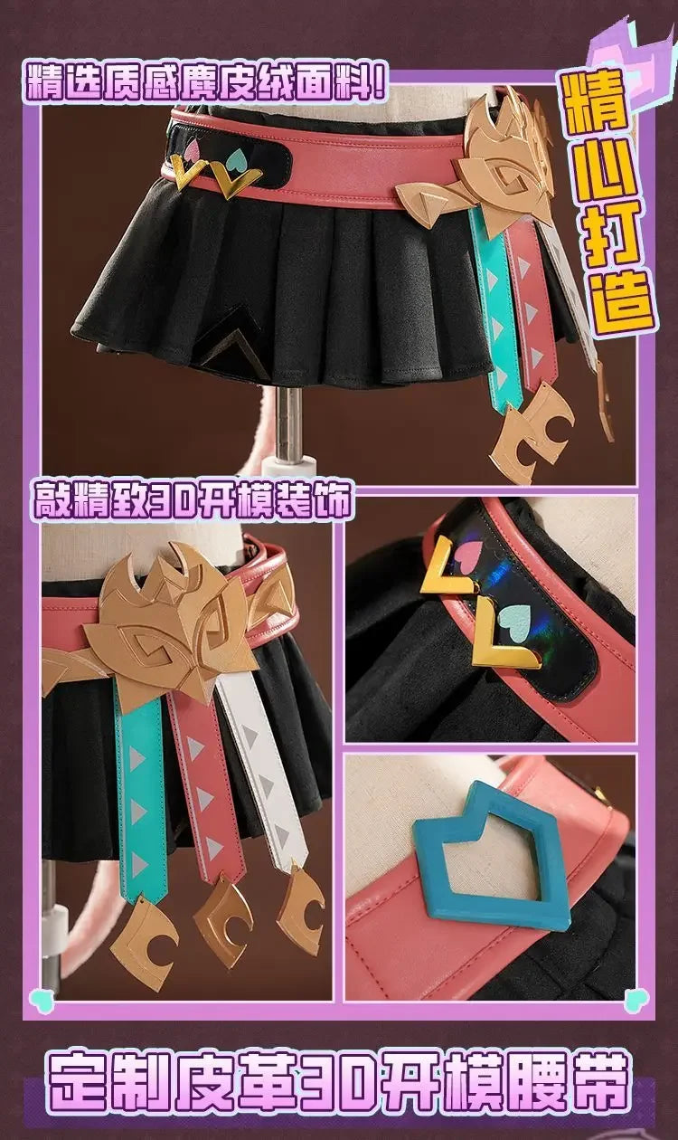 FilmStyle Genshin Impact Varesa Cosplay Costume Uniform Halloween Carnival Party Christmas Play Role Clothes Clothing for Women