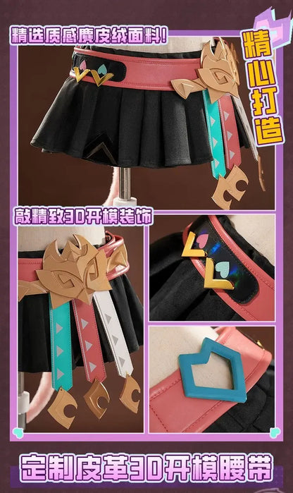 FilmStyle Genshin Impact Varesa Cosplay Costume Uniform Halloween Carnival Party Christmas Play Role Clothes Clothing for Women