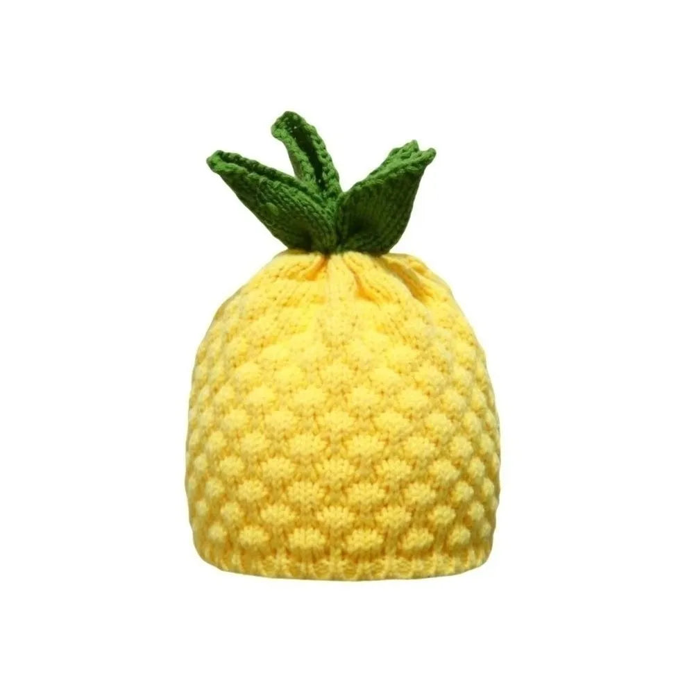 Crochet Strawberry Knit Hat - Warm Winter Beanie for Adults
