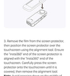 Insta360 X5 Screen Protector Standard or Cooling Tempered Glass Film For Insta 360 X5 Original Accessories