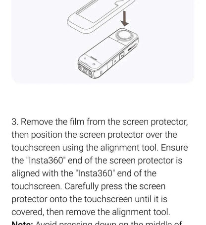 Insta360 X5 Screen Protector Standard or Cooling Tempered Glass Film For Insta 360 X5 Original Accessories