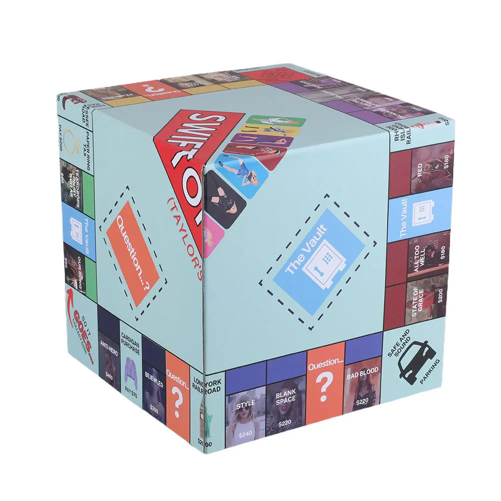 Taylor's Monopoly Board Game Fun Party Family Interactive Chess Games Swiftopoly Board Game Adults Fans Interactive Board Game SS69