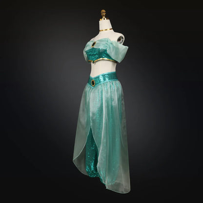 Role playing costumes, adult performance costumes, women's Christmas and birthday parties, Carnival Jasmine Princess dresses