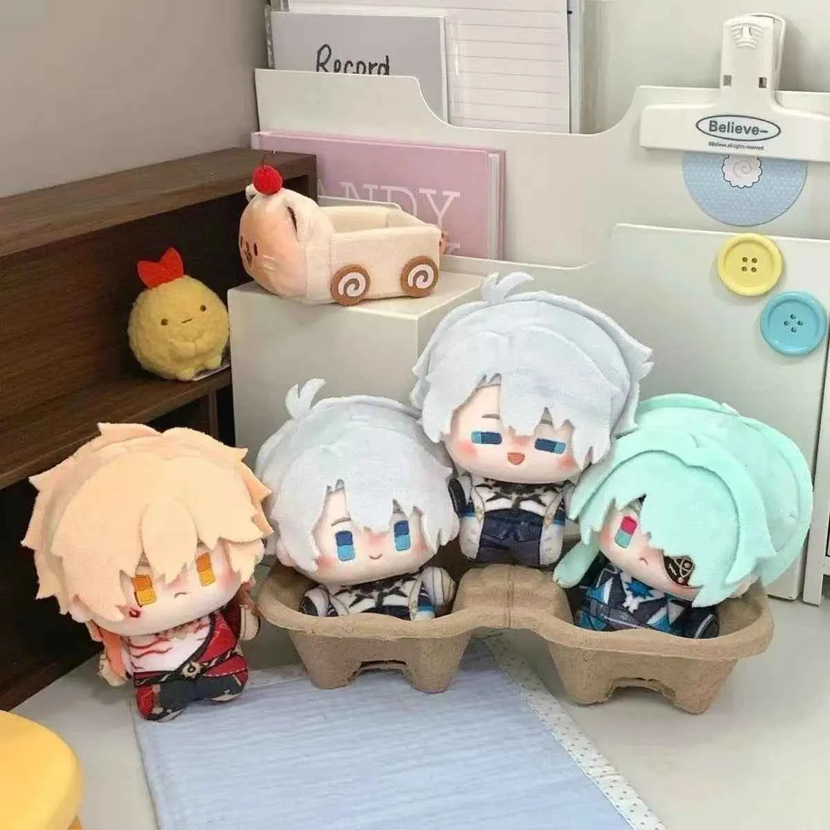 Honkai: Star Rail Anaxa Cosplay Anime Plush 10CM Stuffed Body Plushie Cartoon Pendant Knapsack Ornament Birthday Gifts