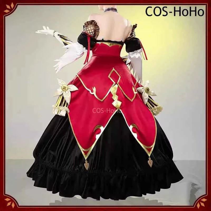 COS-HoHo Umamusume:Pretty Derby Gentildonna Game Suit Gorgeous Dress Uniform Cosplay Costume Halloween Party Role Play Outfit