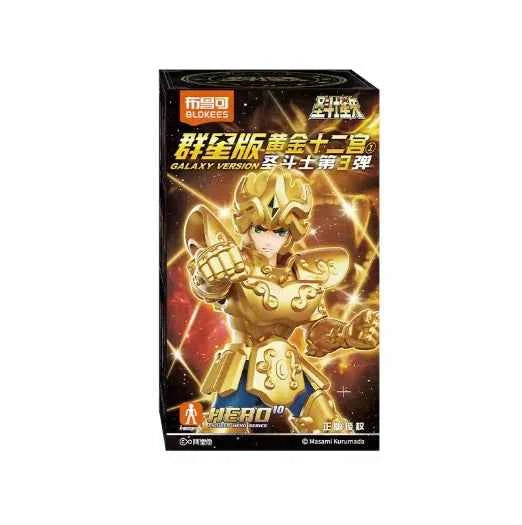 New 100% Original Blokees Saint Seiya Galaxy Version Vol.3 Anime Action Figure Model Toy Birthday Christmas Gift