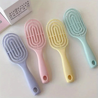 Tangled Hollow Out Massage Comb Detangling Hair Brush Wet Curly Brushes Girl Women Hairs Styling Tools Hair Care Accessories SS69