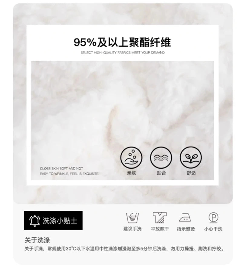 Lautaro Autumn Winter Sweet Cute Lovely Warm Soft White Short Faux Fur Coat Women  with Bunny Ears Fluffy Jacket Hoodie 2023 SS69