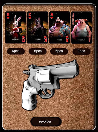 Liar's Bar Social Strategy Card Game - 20 Expertly Crafted Cards Cards with Themed Props for Holiday Parties, Family Reunions