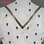 Miccostumes Men's Golden Wind Cosplay Costume Top and Pants Full Sets for Halloween Costume
