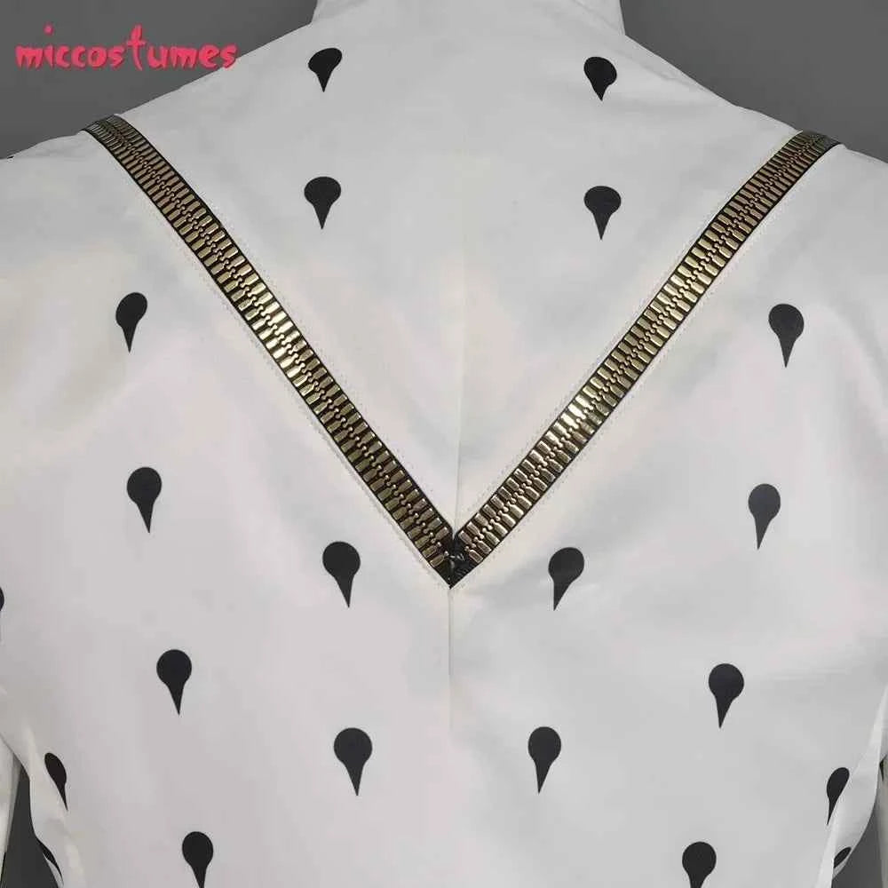 Miccostumes Men's Golden Wind Cosplay Costume Top and Pants Full Sets for Halloween Costume
