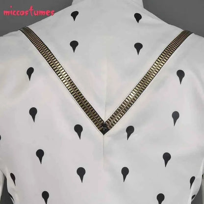 Miccostumes Men's Golden Wind Cosplay Costume Top and Pants Full Sets for Halloween Costume
