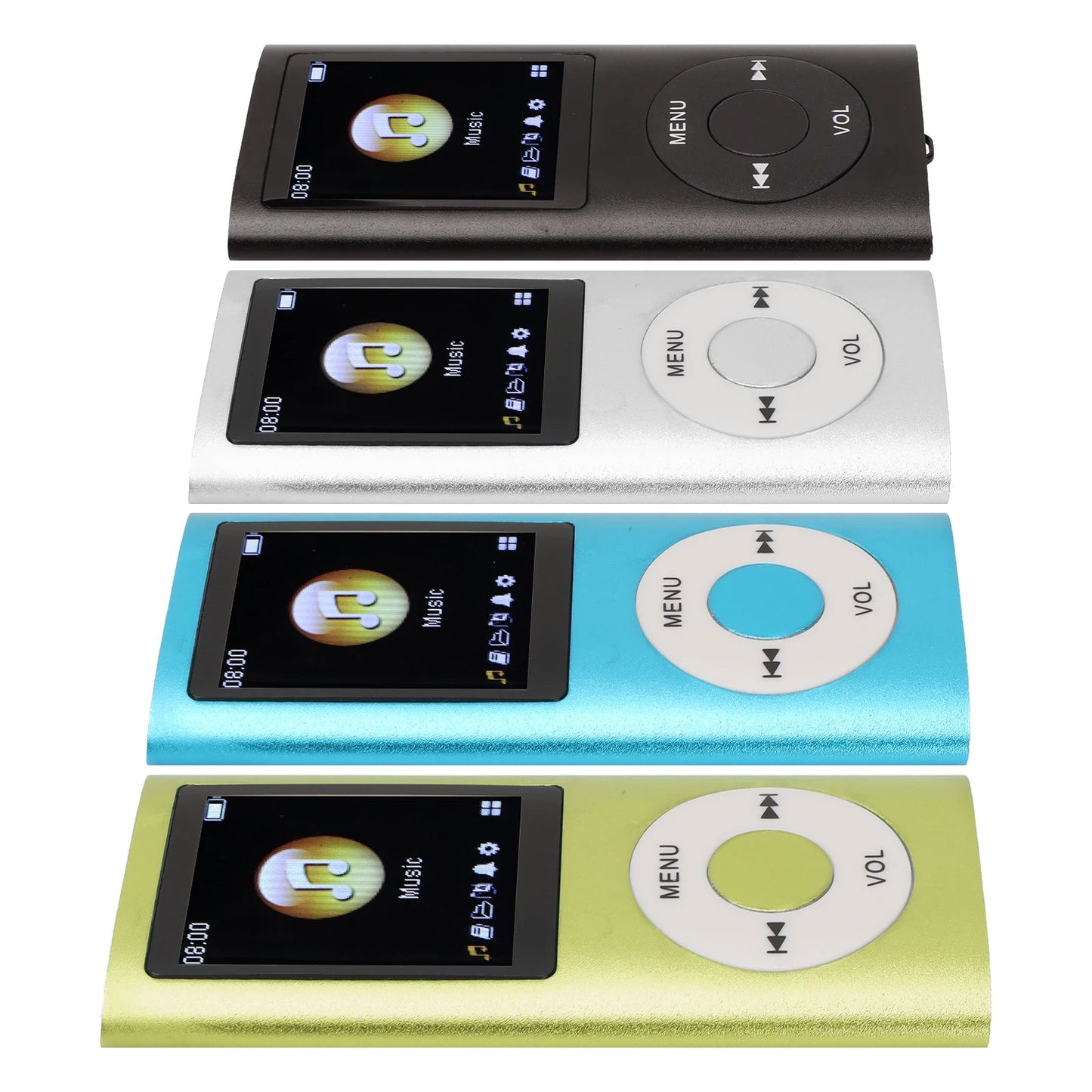 MP3 Player Stylish Multifunctional Lossless Sound Slim 1.8 Inch LCD Screen Portable MP3 Music Player SS69
