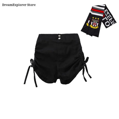 Hip Hop Girls Fashion Crop Top Street Dance Shorts Kids K-pop Streetwear Hot Pants Costume Children Jazz Girl Group Clothes Sets