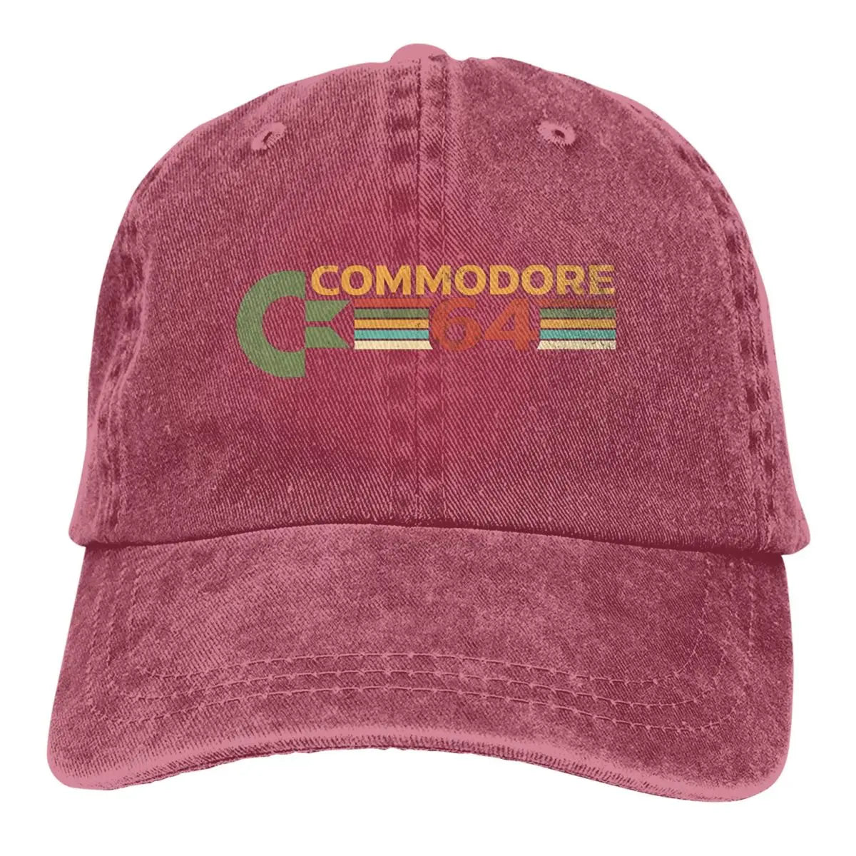 Commodore 64 Vintage Men and Woman's Baseball Caps Adjustable Casual Cotton Sun Hats Unisex Dad Hats SS69 18.69 Red / One Size