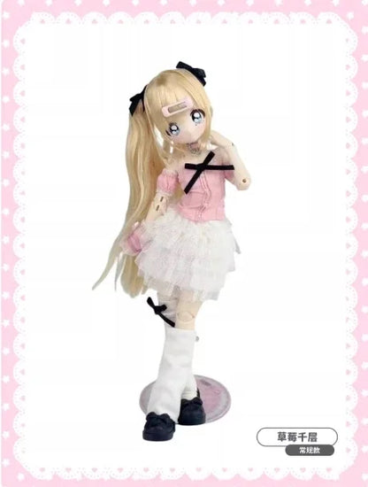 Don'T Touch My Bangs Series 1/6 Bjd Blind Box Mystery Box Toys Kawaii Model Gift Cute Action Anime Figure