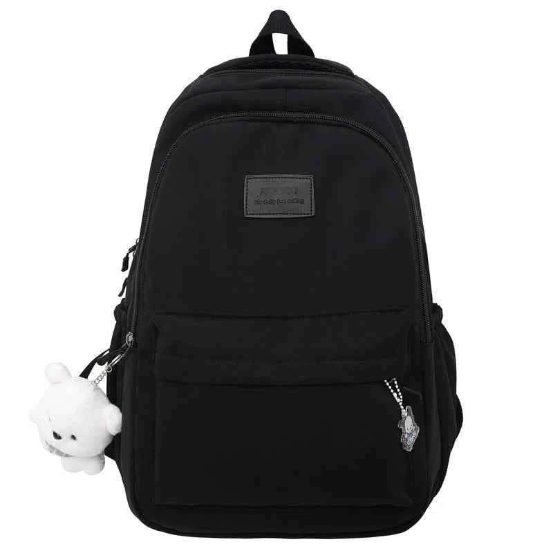 New Female Fashion Men High Capacity Waterproof College Backpack Trendy Women Laptop School Bags Cute Girl Travel Book Bag Cool