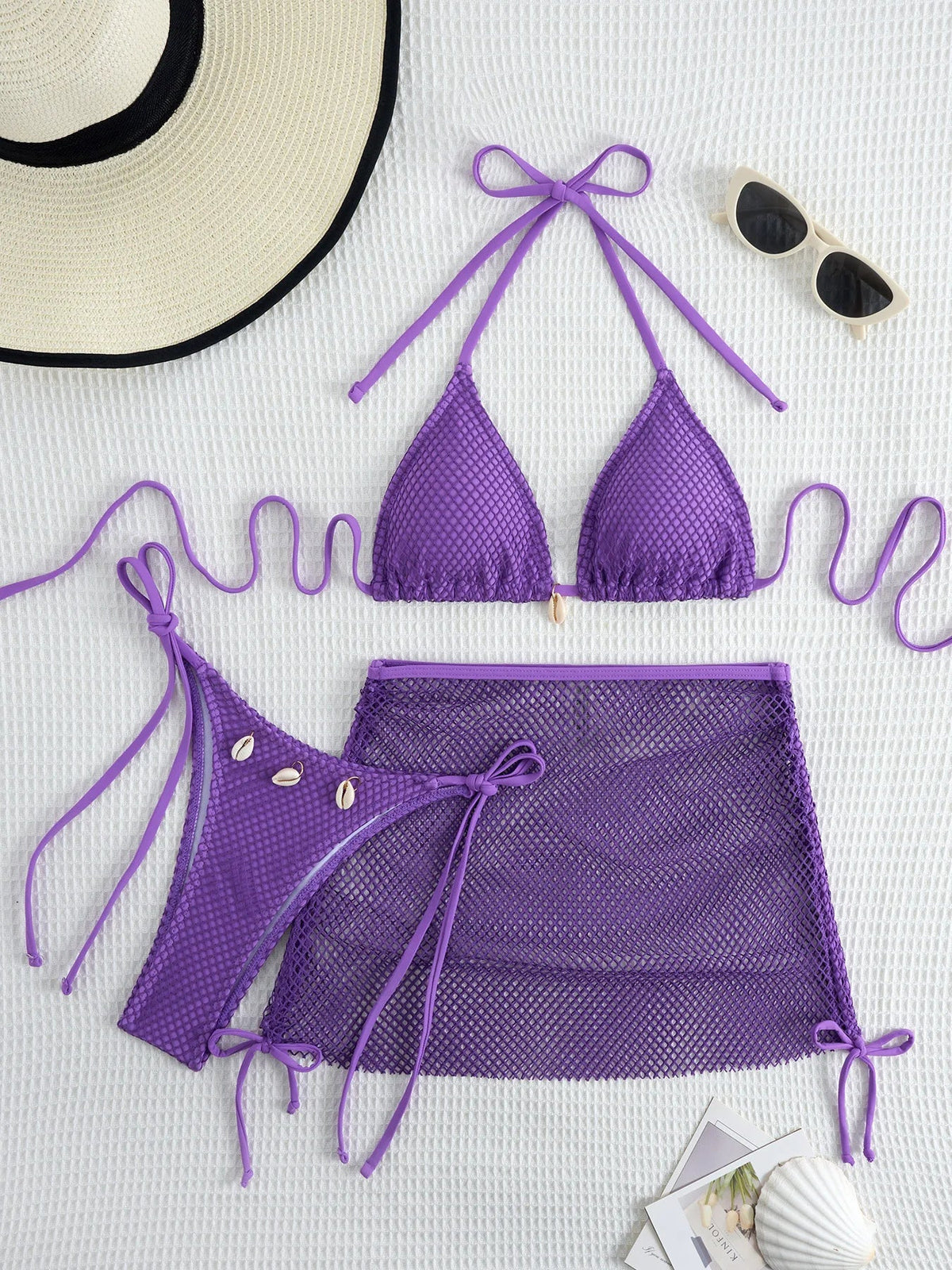 New Sexy Bikinis Female Swimsuits Women Three-Piece Swimwear Beach Swimming Wear Bathing Suits Brazilian Bikini Set Pool Bather SS69