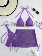 New Sexy Bikinis Female Swimsuits Women Three-Piece Swimwear Beach Swimming Wear Bathing Suits Brazilian Bikini Set Pool Bather SS69