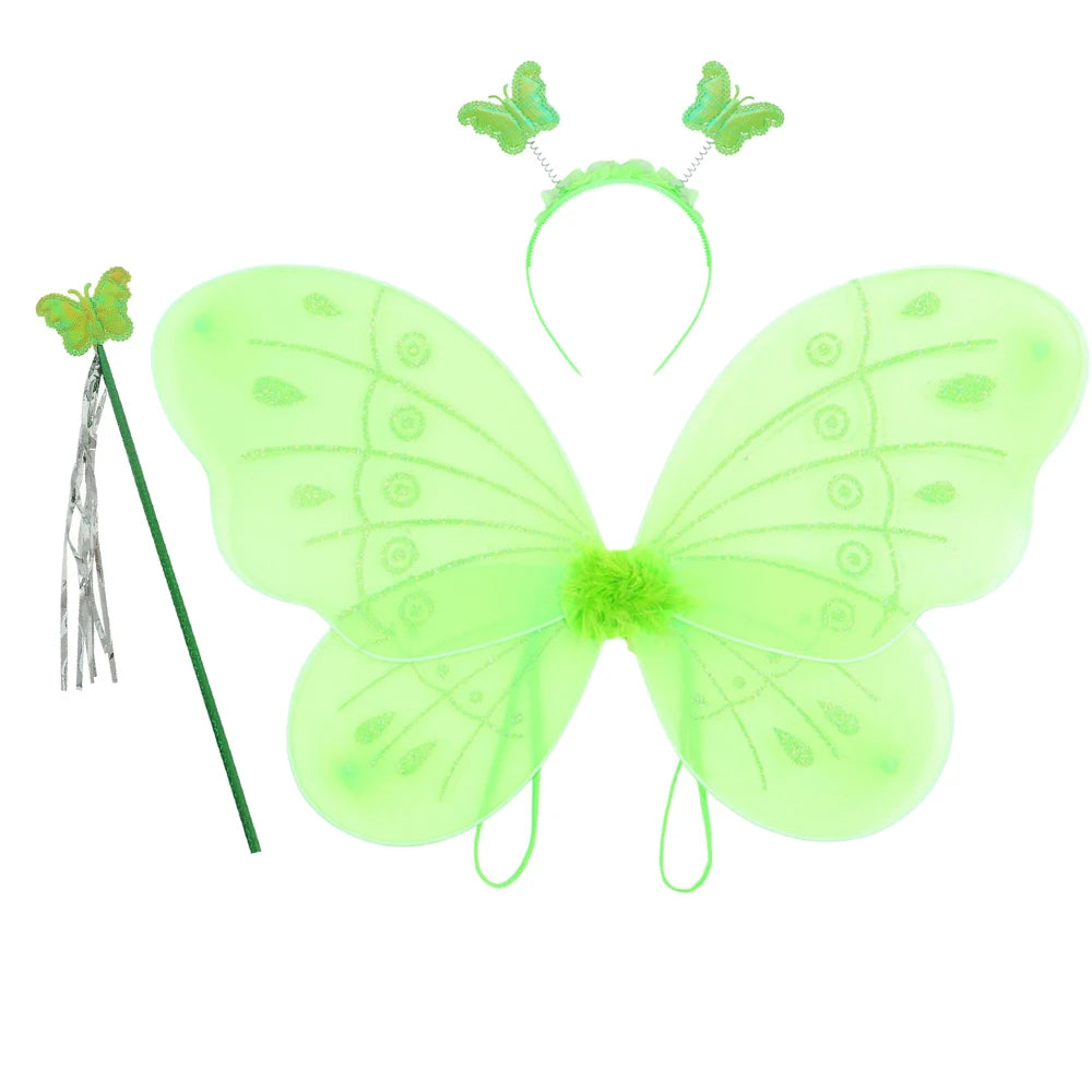 DOCHEER Girls Flower Fairy Princess Dress with Wings