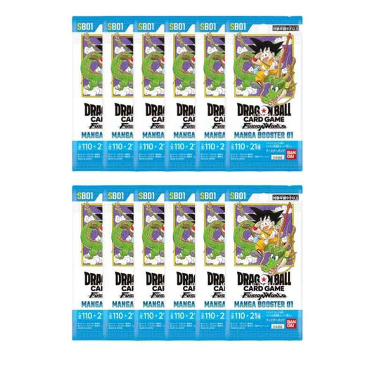 Bandai Dragon Ball Manga Booster 01 Fusion World Series TCG Game Card 40th Anniversary Version Anime Collectibles Trendy Toy