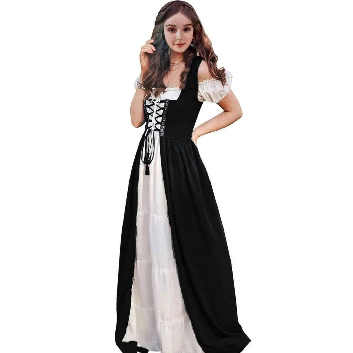 Medieval Renaissance Drama Dance Costume Halloween Girdle Cos Dress Halloween Costumes for Women Dress Love Live Cosplay
