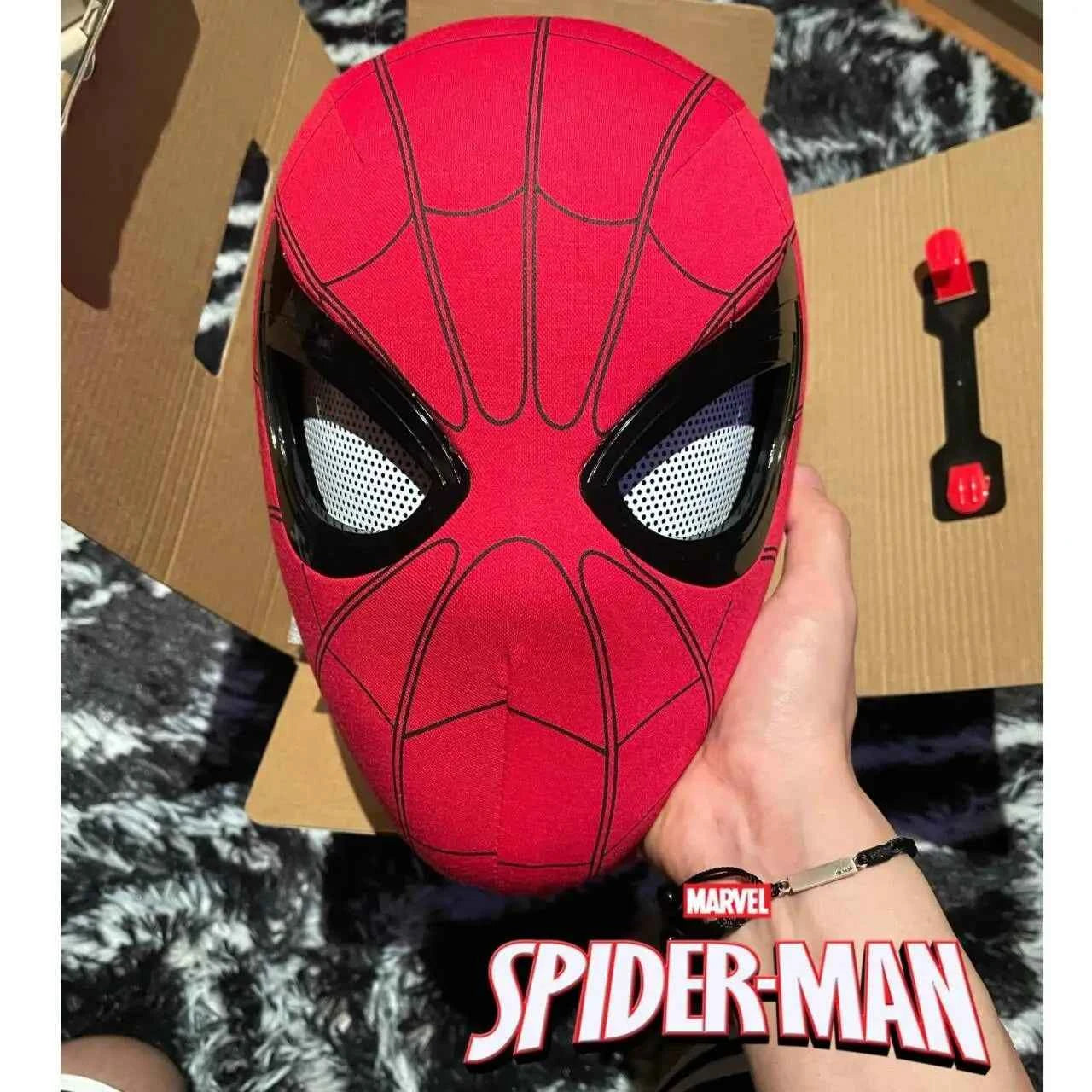 SpiderMan Superhero Launcher Spiderman mask Halloween Cosplay Spider-Man Launcher Suction Cup Ejection Christmas Birthday Gift