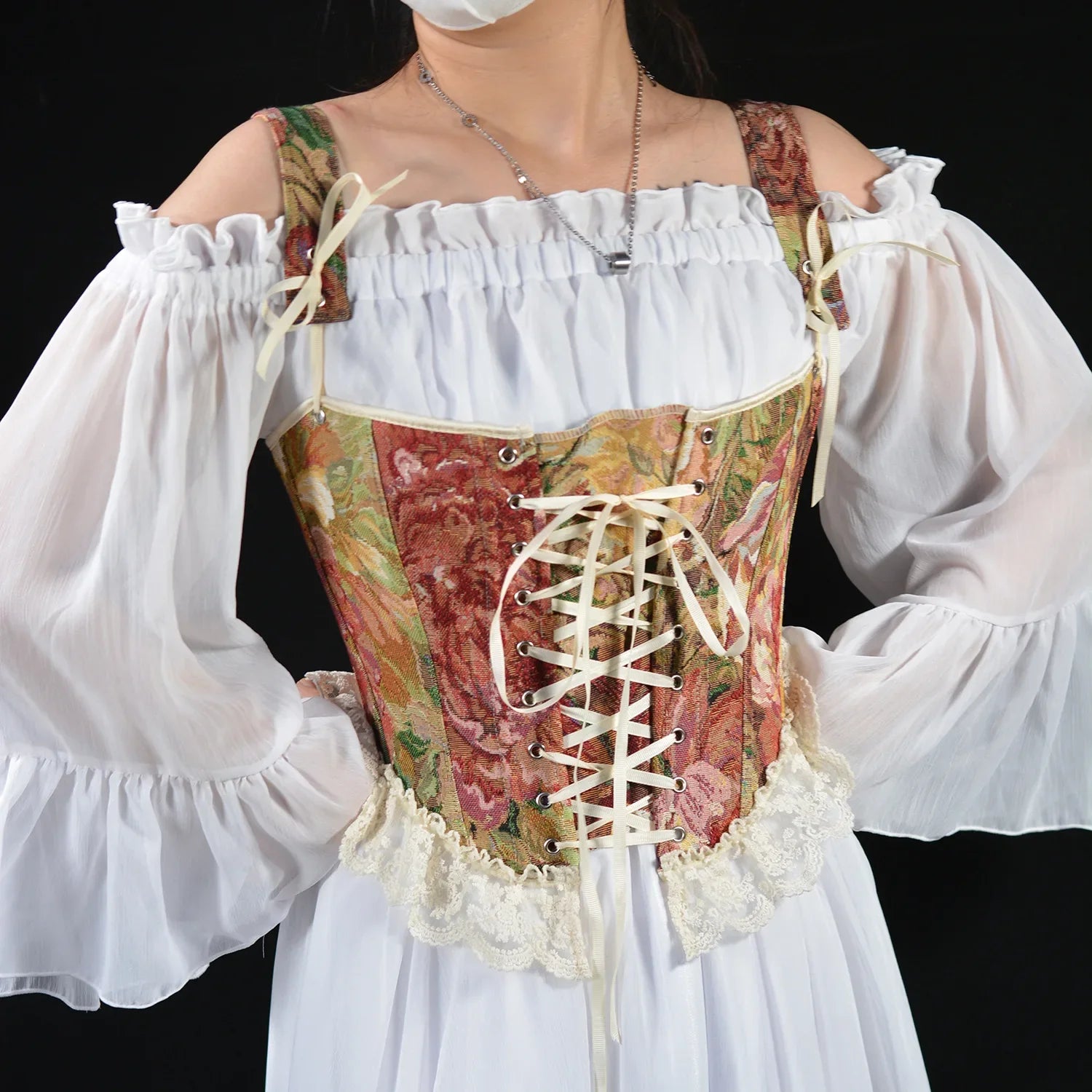 VISIVANEC Lolita Corset Tank Top Women's Slimming Bustier