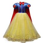 Girls Elsa Anna Dress Children Princess Carnival Dress Kids Jasmine Rapunzel Pageant Flower Disguise Birthday Cosplay Costume