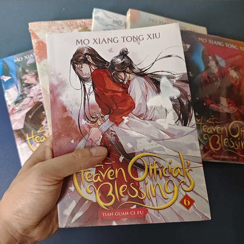 Vol.1-8 Tian Guan Ci Fu manga books in English Novel heaven official's blessings book Comic Book 1/2/4 book optionall SS69