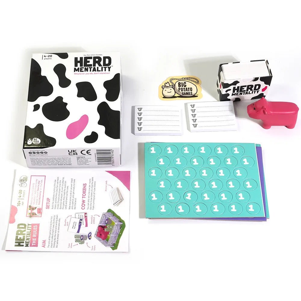 Herd Mentality and Moovies Edition Board Game: Hilarious Family Game | Loved By Millions | Best Christmas Board SS69