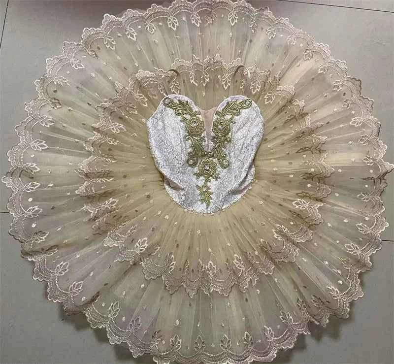 Cheap Custom Size 7 Layers Kids Girls Women Adult Fairy Doll Performance Wear Pink Red Champagne Ballet Tutu Costumes