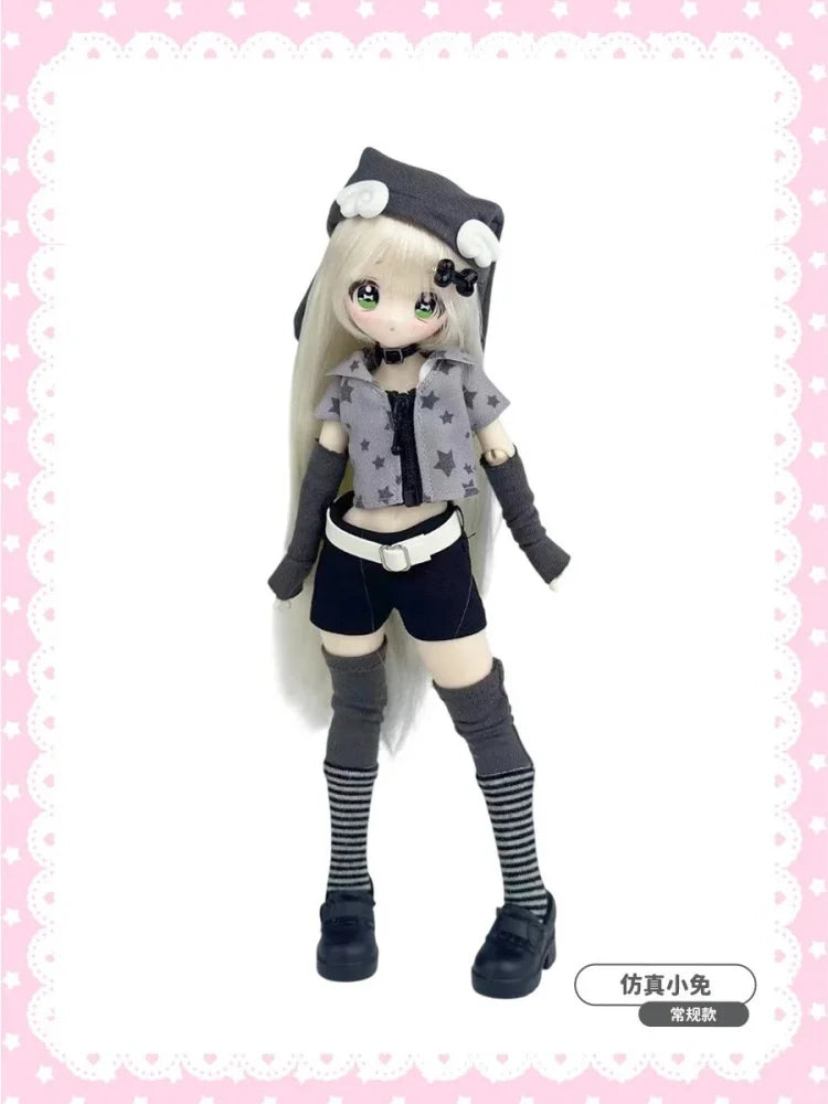 Authen1/6 Bjd Blind Box Miralab Don'T Mess With My Bangs Series Bjd Movable Joint Doll Rubber Hair Transplantation Set