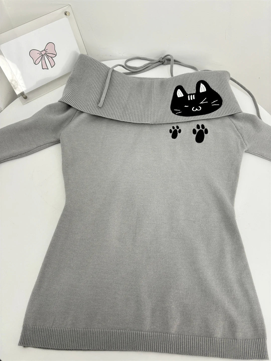 Japanese Sweet Y2k Elegant 2 Piece Set Woman Long Sleeve Chic Blouse+ Mini Ruffle Skirt Female Korea Style Rave Birthday Outfits SS69 10.69 Gray Tops / S