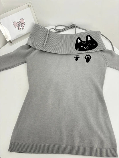 Japanese Sweet Y2k Elegant 2 Piece Set Woman Long Sleeve Chic Blouse+ Mini Ruffle Skirt Female Korea Style Rave Birthday Outfits SS69 10.69 Gray Tops / S