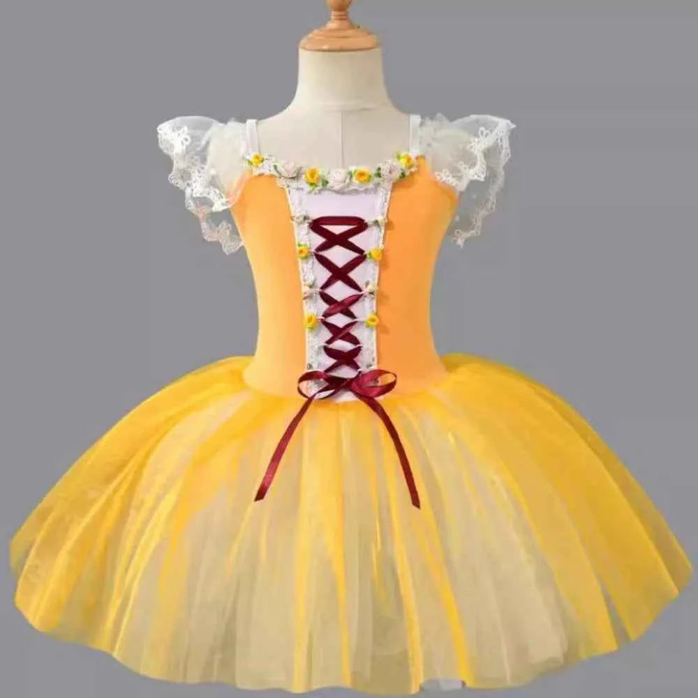 Kids Clothes Princess Stage Performance Costume Children Clothing Party Elegant Tutu Ballet Leotards for Girls Dress Dance Wear