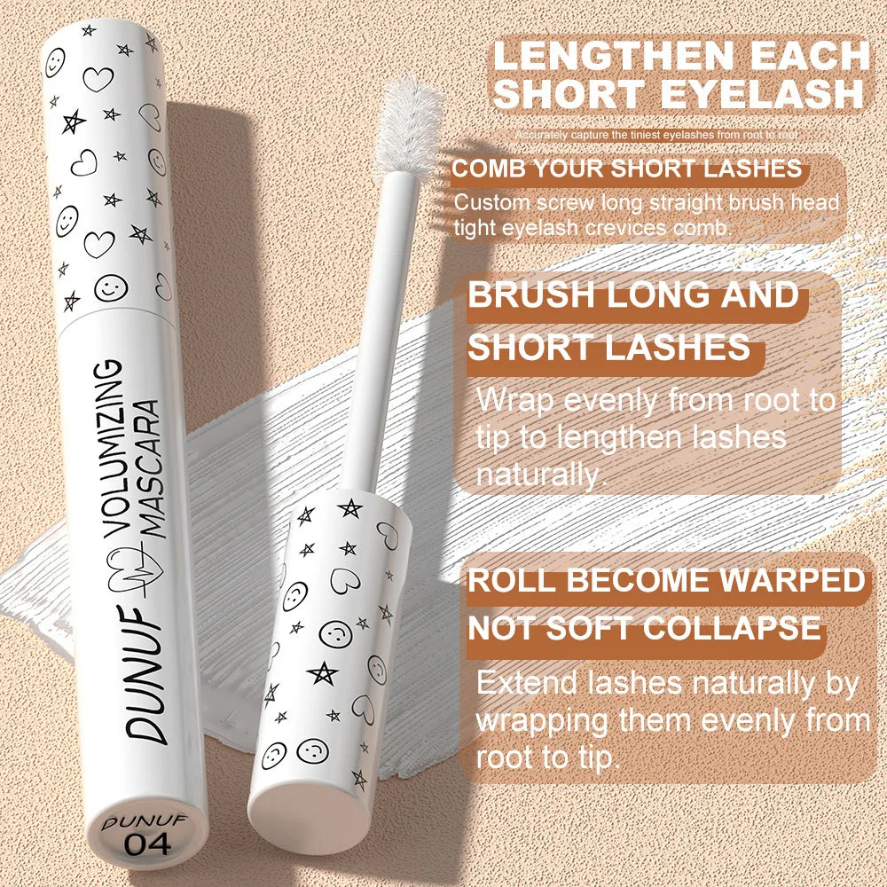 Colorful Curling Mascara Waterproof Fast Drying Eyelashes Extension Multicolor Lashes Makeup Lasting Waterproof White Mascara SS69