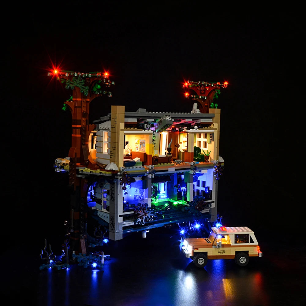 LED Light Kit For 75810 Stranger Things The Upside Down Compatible with 25010 Building Blocks Lighting Set Not Included Model SS69