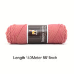 Alpaca Blend Worsted Yarn 100g 140m for Knitting & Crochet